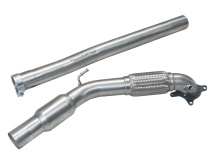 Audi A3 (8P) 2.0 TFSI 2WD (3 & 5-dörrars) 04-12 Frontpipe & Sportkatalysator (200 Cell) Cobra Sport